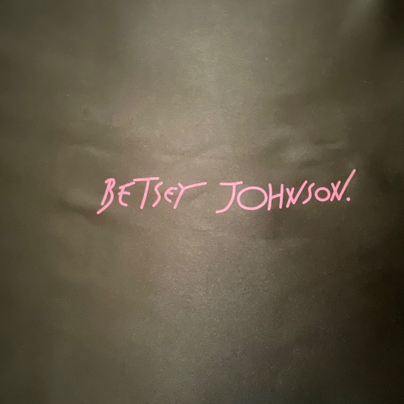 Betsey Johnson Black Silky Large Dust Bag 21”x20” NWOT - Picture 3 of 8